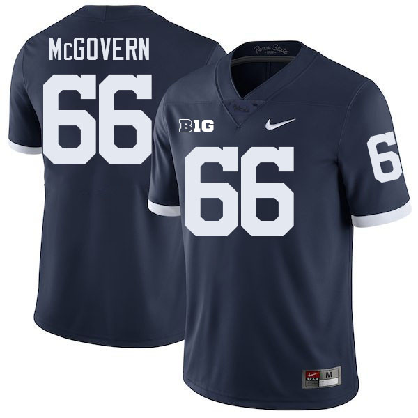 Connor McGovern Penn State Jersey,PSU Nittany Lions #66 Connor McGovern Football Uniforms-Retro